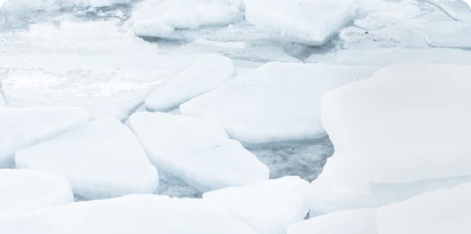 Sobre hielo flotante