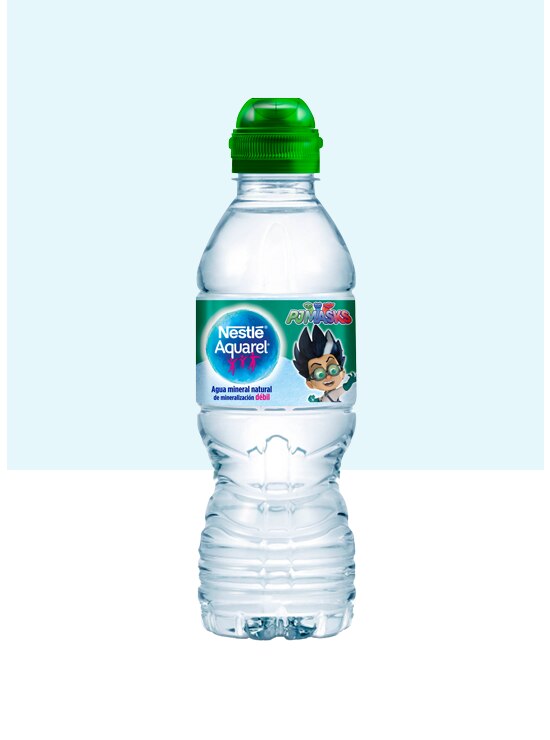 Botella de agua Kids con Tapón Sport y pack de 6 botellas de 33cl