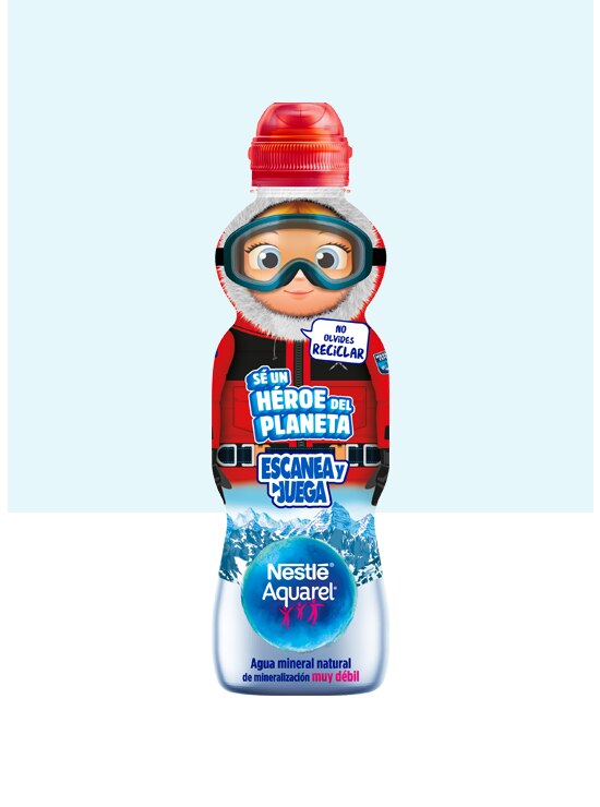 Botella de agua Personajes con Tapón Sport de 33cl
