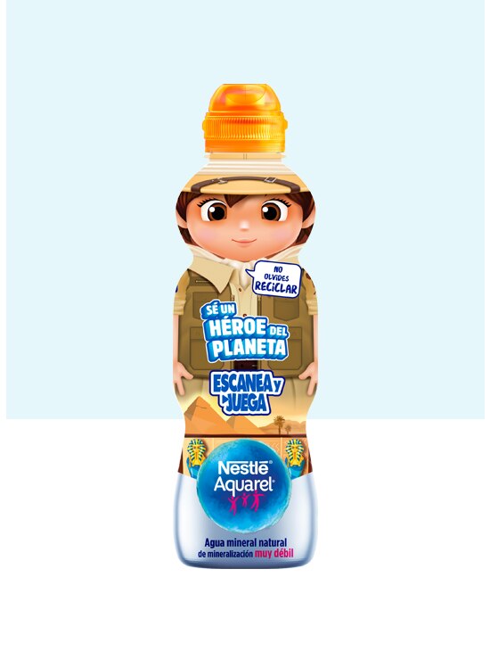 Botella de agua Personajes con Tapón Sport de 33cl