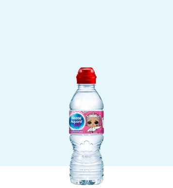 Botella de agua Kids con Tapón Sport y pack de 6 botellas de 33cl