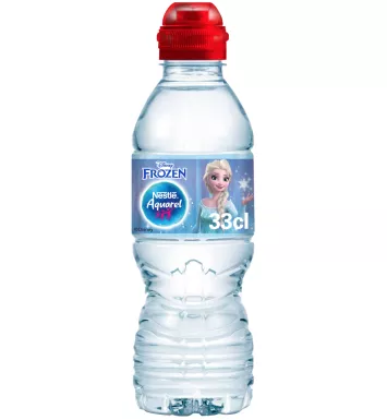 Botella Kids con Tapón Sport y pack de 6 botellas de agua de 33cl